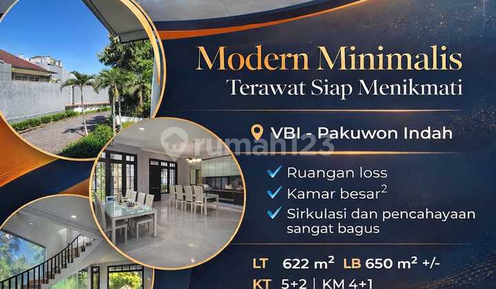 Di Jual Rumah Hook Minimalis Modern Siap Huni di Vbi Pakuwon Indah