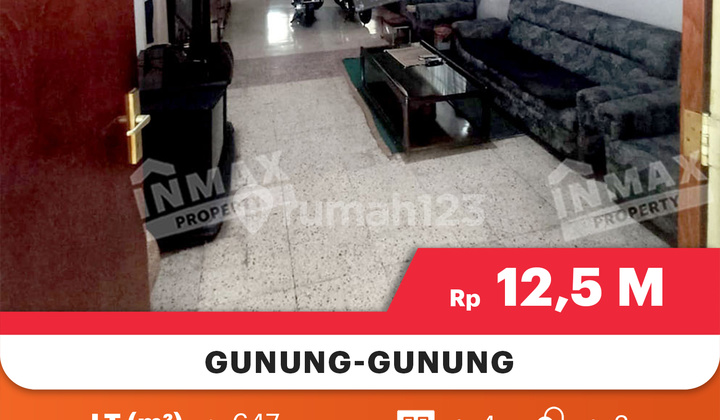 Classic Ready-to-Occupy House in a Strategic Location on Jl. Raung, Oro-Oro Dowo, Malang, Suitable for Business and Residence
Specifications:
Land Area: 647m²
Building Area: 300m²
Bedrooms: 4
Bathrooms: 2
Electricity: 2200 Watt
Water: PDAM
Carport: 1
SHM Price: 12.5 Billion Negotiable 2