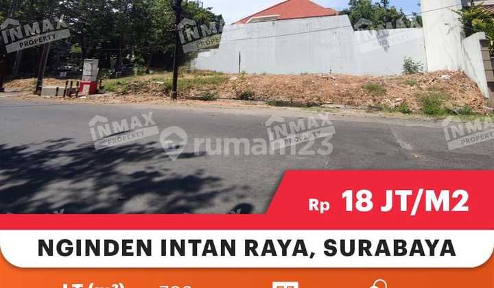Di Jual Tanah Hook Di Nginden Intan Raya Cocok Untuk Usaha + Investasi Lokasi Sangat Strategis Untuk Usaha Resto / Cafe / Perkantoran / Ruko / Gudangkondisi Traffic Ramaidekat Dengan Rumah Sakit, Kampus, Supermarket15 Menit Menuju Akses Tol5 Menit Menuju  2