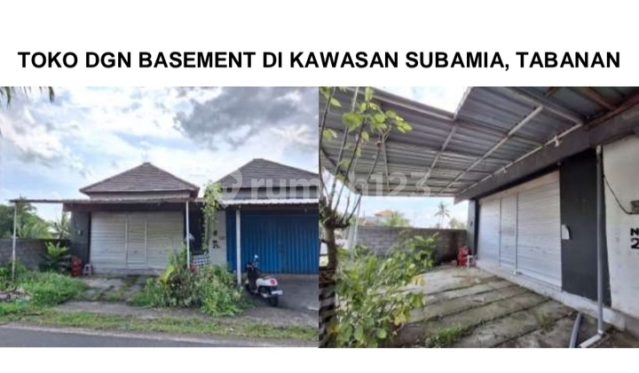 Shop 1lt + Basement Ready for Business on Jl. Rajawali, Subamia, Tabanan Bali Shop 1lt + Basement Ready for Business on Jl. Rajawali, Subamia, Tabanan Bali