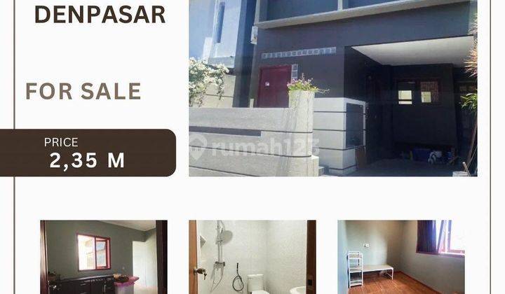 Modern Minimalist 2-storey House in the Middle of Denpasar City

• Land Area: 106 M²

• Building Area: 160 M²

• Bedrooms: 3

• Bathrooms: 2 + 1

• Electricity: 7700 Watts

• Water: Drilling Well

• Road Access: 2 Cars

• Facing: South

• 100 Meters From the Road 1