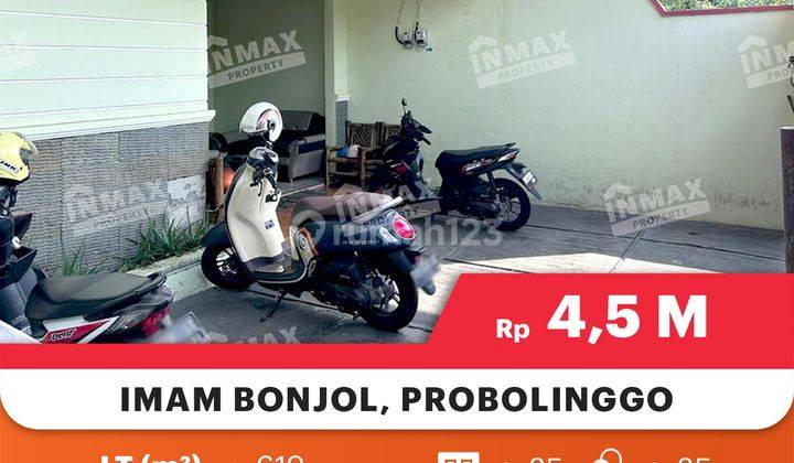 Rumah Kost Full Penghuni Lokasi Strategis Di Jl. Imam Bonjol, Mayangan - Probolinggo Spesifikasi : Luas Tanah : 619m²dimensi : 25 X 24,76luas Bangunan : 836m²tingkat : 2 Kamar Tidur : 25kamar Mandi : 25pln : 2200 Wattair : Pdam+ Sumur Borgarasi : 1 Carpor 2