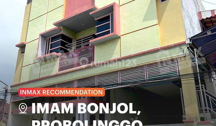 Rumah Kost Full Penghuni Lokasi Strategis Di Jl. Imam Bonjol, Mayangan - Probolinggo Spesifikasi : Luas Tanah : 619m²dimensi : 25 X 24,76luas Bangunan : 836m²tingkat : 2 Kamar Tidur : 25kamar Mandi : 25pln : 2200 Wattair : Pdam+ Sumur Borgarasi : 1 Carpor 1