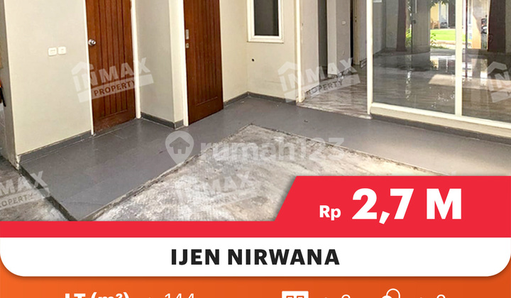 Minimalist Modern House Ready to Occupy Strategic Location in Ijen Nirwana Residence Housing Complex.