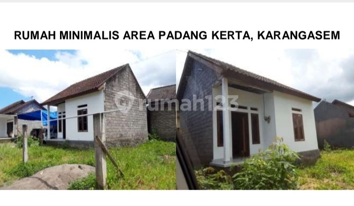 Rumah Murah Minimalis Semi Finishing Di Area Padang Kerta - Karangasem  1