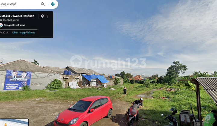 Tanah 1,1 Ha Dibawah NJOP Depan Sekolah Taruna Bakti Cimanggis Depok Cocok untuk Perumahan