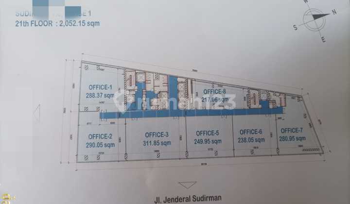 For Sale Space Office 50% Dibawah NJOP di Sudirman Jakarta