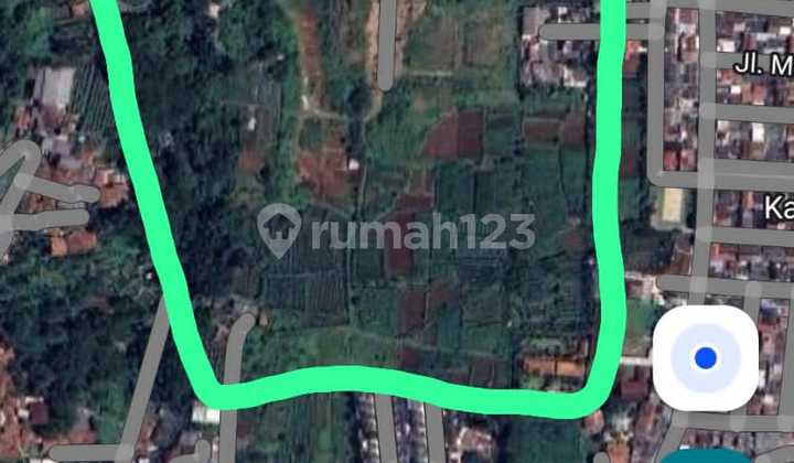 Tanah 10 Ha di Bawah NJOP di Semplak Kota Bogor