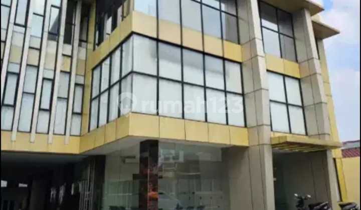 Dijual Cepat (Bu) Gedung Kantor 3.5 Lantai Lokasi Pinggir Jalan Raya Pondok Aren