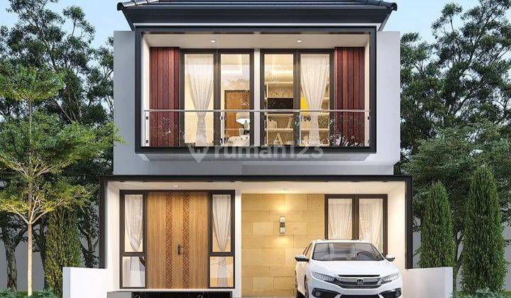 Rumah 2 lantai dekat pemda cibinong dp 0% cicilan 4 jutaan sajah  1