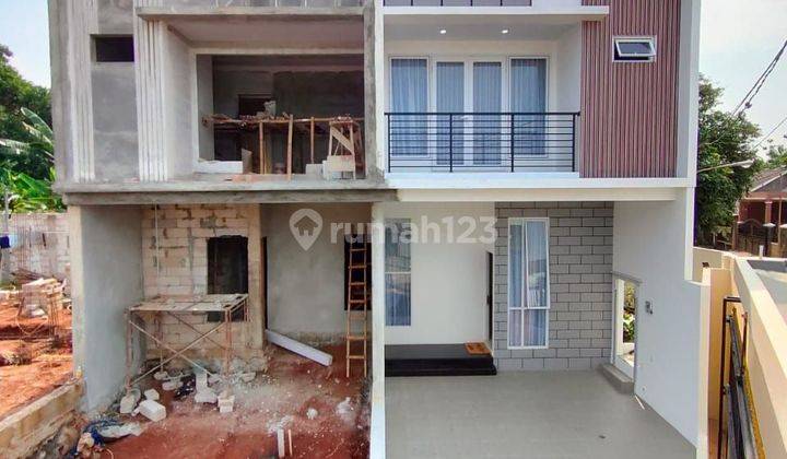 Rumah modern 2 Lantai dekat gerbang tol cimanggis book 5 juta 2