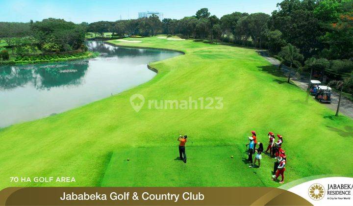 Paradiso golf villas rumah jababeka cikarang bekasi hadap lapangan gokf Rumah di Jababeka residence 2 Lantai SHM Baru Utara