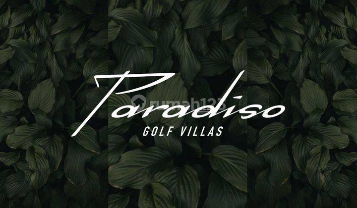 Paradiso golf villas rumah jababeka cikarang bekasi hadap lapangan gokf Rumah di Jababeka residence 2 Lantai SHM Baru Utara