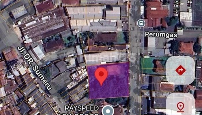 Dilelang, Tanah Komersil di Bogor Tengah, Bogor