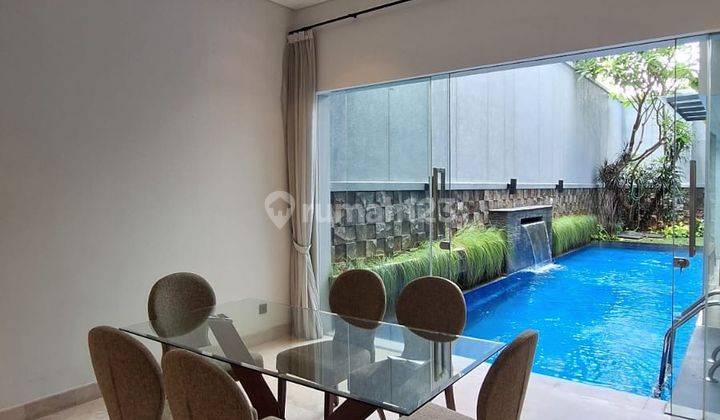 Rumah Modern dg Swimming Pool dijual di Mampang Prapatan PU-15394 1