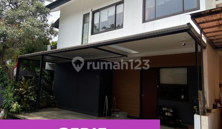 Rumah Dalam Cluster 2 Lantai Modern Akses Cepat di Bintaro Jaksel PU-17374