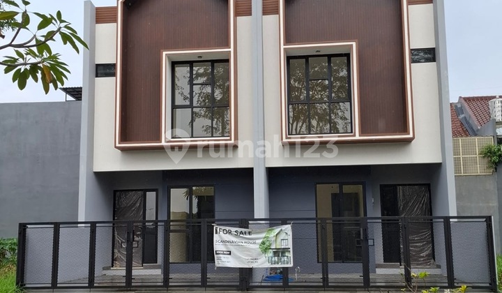 Dijual Rumah Bangunan Baru Gress Konsep Scandinavian
