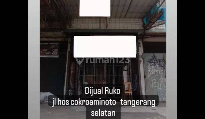 Dijual Murah Ruko Jl Hos Cokroaminoto Ciledug, Tangerang  1