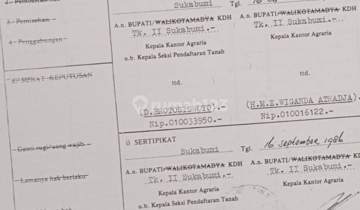 Dijual tanah perkebunan, murah, desa cihaur, palabuhan ratu sukabumi jawa barat 3