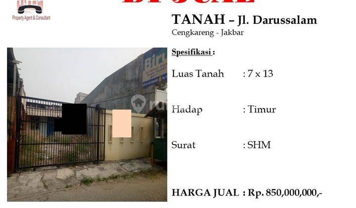 Dijual murah tanah kresek kosambi jakarta barat 1