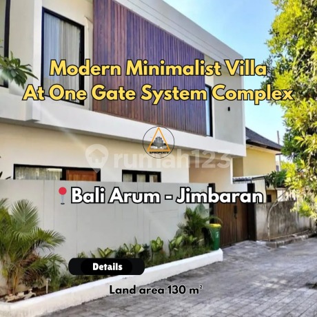 Modern Minimalist Villa At One Gate System Bali Arum - Jimbaran Modern Minimalist Villa At One Gate System Bali Arum - Jimbaran