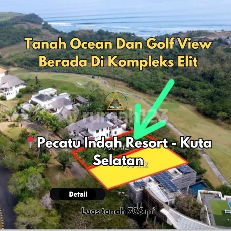 Tanah Ocean dan Golf View di Kompleks elite Pecatu Indah Resort Tanah Ocean dan Golf View di Kompleks elite Pecatu Indah Resort