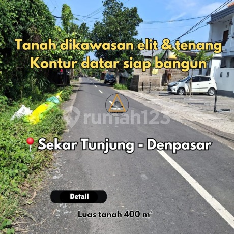 Tanah Dalam Kawasan Elit dan Tenang di Sekar Tunjung Denpasar Tanah Dalam Kawasan Elit dan Tenang di Sekar Tunjung Denpasar