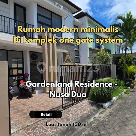 Rumah Modern Minimalis di Gardenland Residence Nusa Dua Bali