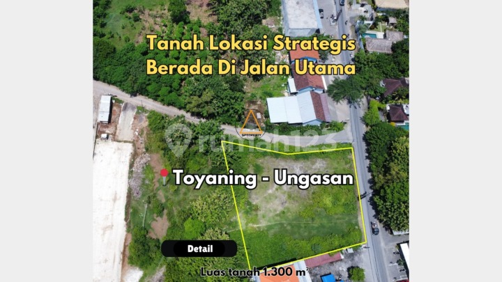 LIMITED OFFER Tanah jalan utama TOYANING Ungasan - Bali