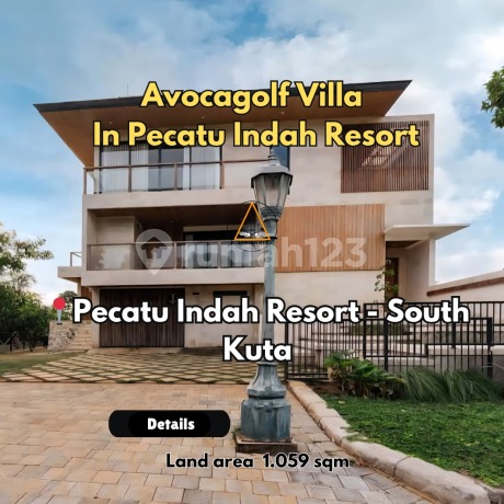 Avocagolf Villa Location in Pecatu Indah Resort