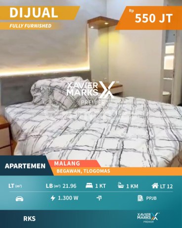 Termurah Dijual Apartemen Begawan Full Furnished di Tlogomas Malang Termurah Dijual Apartemen Begawan Full Furnished di Tlogomas Malang