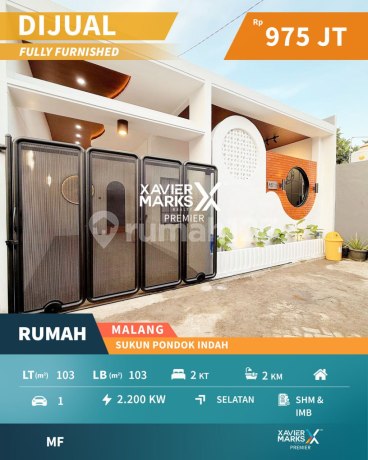 Full Furnish Baru Di Sukun Pondok Indah Malang