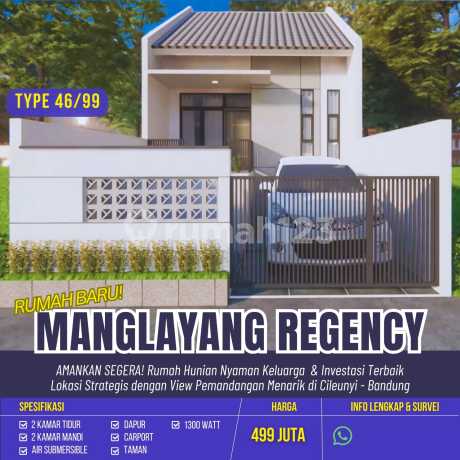400 Jutaan Rumah Indent di Komplek Manglayang Regency Cileunyi 400 Jutaan Rumah Indent di Komplek Manglayang Regency Cileunyi