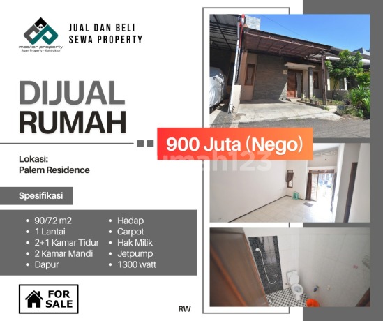 Rumah dijual di Palem Residence dekat UNIV TELKOM Bojongsoang Rumah dijual di Palem Residence dekat UNIV TELKOM Bojongsoang