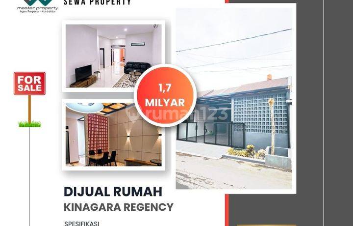 Rumah nyaman terawat siap huni di Kinagara Regency Bojongsoang