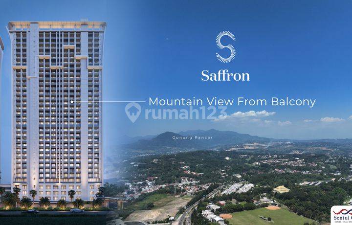 Dijual Saffron Noble Apartment Sentul City Lantai 5 View Hambalang