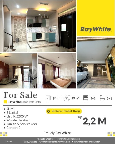 Rumah 2 Lantai Terenovasi di Bintaro Park Pondok Ranji Rumah 2 Lantai Terenovasi di Bintaro Park Pondok Ranji