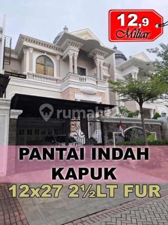 Rumah Mewah Pantai Indah Kapuk Luas 324M2 Siap Huni
