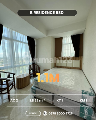 Dijual Cepat Apartement B Residence Full Furnished