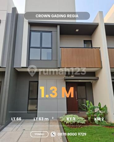Dijual Cepat Bu Sumarecon Crown Gading Cluster Regia Brand New Dijual Cepat Bu Sumarecon Crown Gading Cluster Regia Brand New