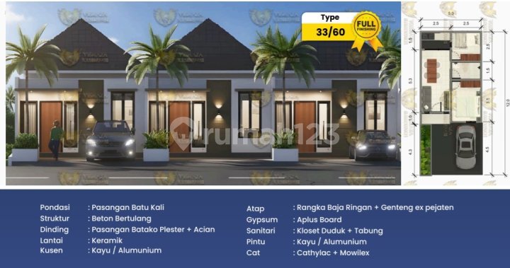 Hanya DP 5Jt, Termurah Rumah Tabanan Bali Luas 60 Harga 328 Juta Hanya DP 5Jt, Termurah Rumah Tabanan Bali Luas 60 Harga 328 Juta
