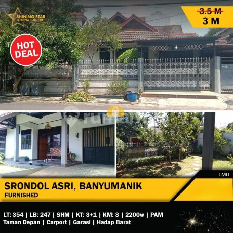 Rumah Bagus Full Furnished di Srondol Asri, Banyumanik Rumah Bagus Full Furnished di Srondol Asri, Banyumanik