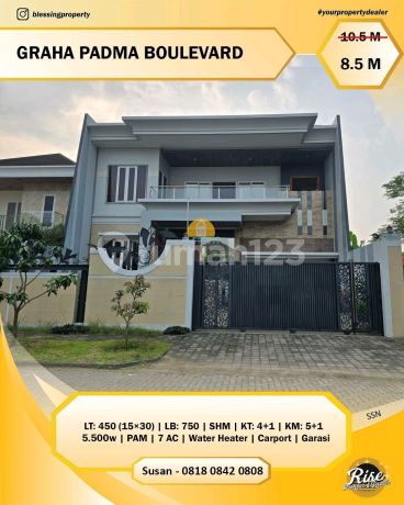 Rumah Mewah Luas Strategis di Graha Padma Boulevard Rumah Mewah Luas Strategis di Graha Padma Boulevard