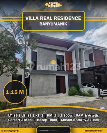 Dijual Villa Real Residence di Banyumanik Dijual Villa Real Residence di Banyumanik