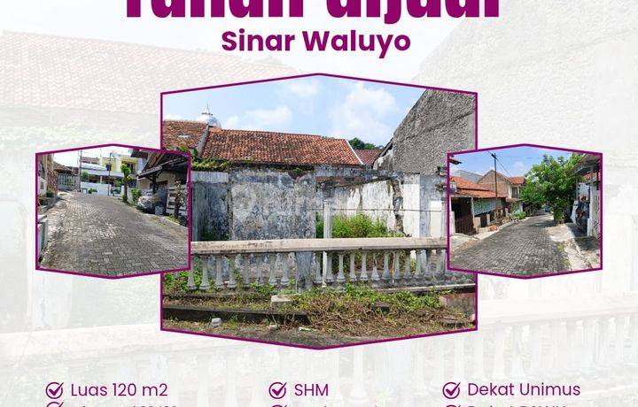 Tanah Siap Bangun Sinar Waluyo Jl Fatmawati Pedurungan Semarang