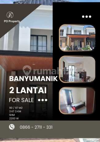 Rumah Modern 2 Lantai Dalam Cluster Puri Asri Perdana Banyumanik