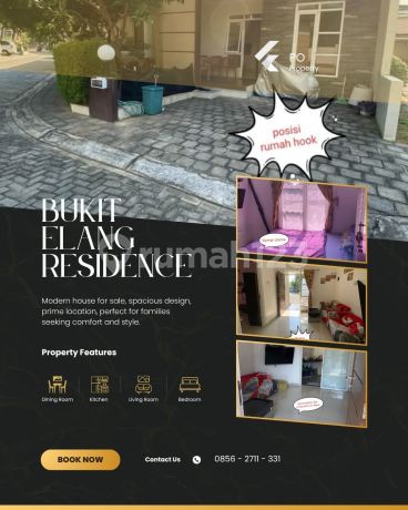 Exclusive Hook House at Bukit Elang Residence, Safe and Ready to Occupy