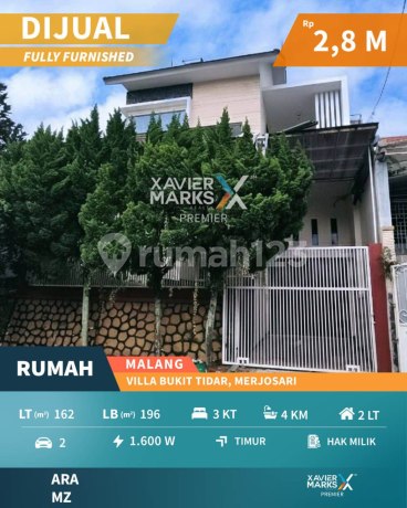 Dijual Rumah Premium di Villa Bukit Tidar Malang Bonus Perabotan Dijual Rumah Premium di Villa Bukit Tidar Malang Bonus Perabotan