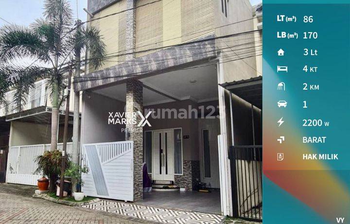  DIJUAL Rumah Furnished di Graha Mulia Residence Suhat Lowokwaru Malang