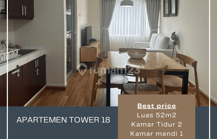 Dijual Apartemen The 18th Residence Rasuna Said Tower 18 Furnish Bagus